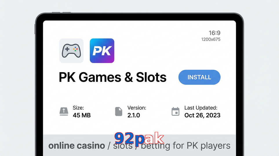 Game list for 92Pak gameapk section
